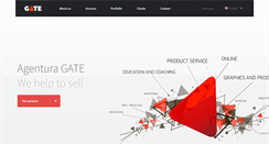 Desktop Screenshot of gateagency.com