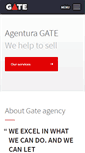 Mobile Screenshot of gateagency.com