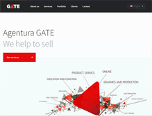 Tablet Screenshot of gateagency.com
